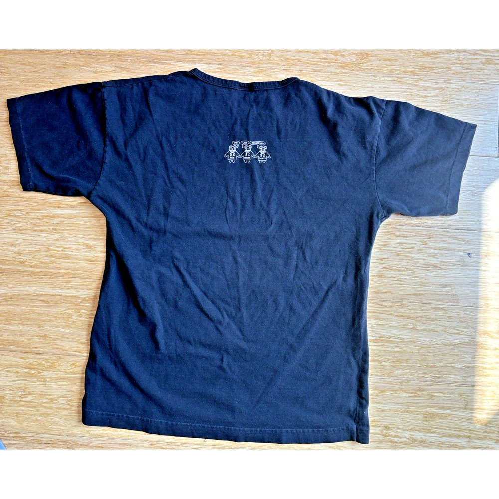 RADIOHEAD Black Stan Donwood TCHOCK Shirt Art 2000 Made by W.A.S.T.E. Men's XL - Picture 5 of 8